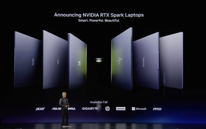 Nvidia RTX Spark superchip for personal AI computers