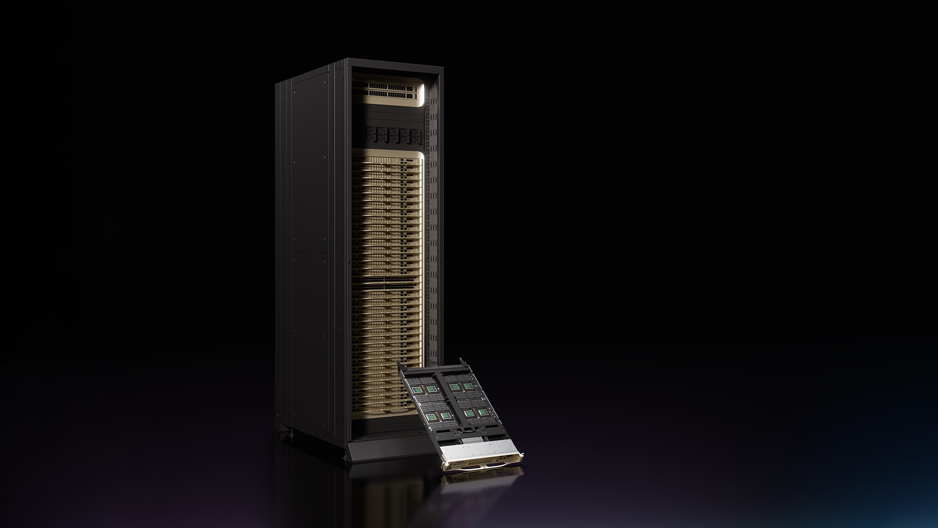 Nvidia Vera Rubin AI computing rack